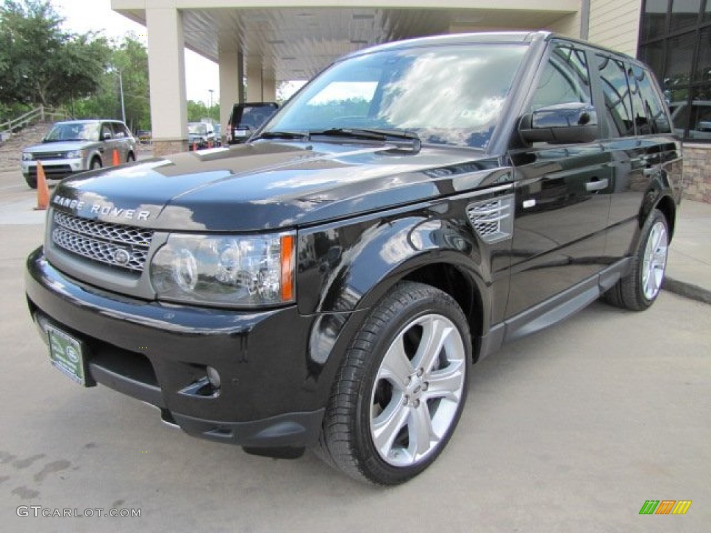 Santorini Black 2010 Land Rover Range Rover Sport Supercharged Exterior Photo #63713974