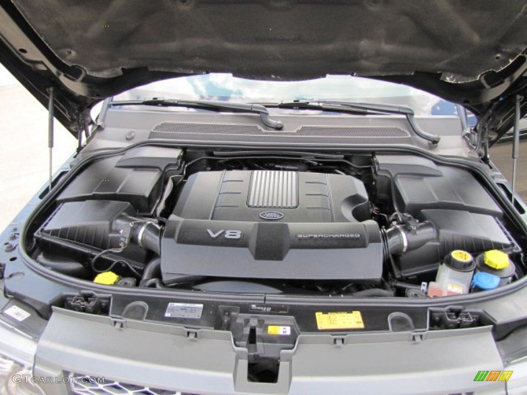 2010 Land Rover Range Rover Sport Supercharged 5.0 Liter DI LR-V8 Supercharged DOHC 32-Valve DIVCT V8 Engine Photo #63714190