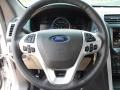 Medium Light Stone 2013 Ford Explorer XLT Steering Wheel