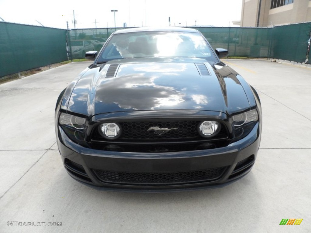 2013 Mustang GT Coupe - Black / Charcoal Black photo #8