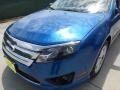 2012 Blue Flame Metallic Ford Fusion SE  photo #9