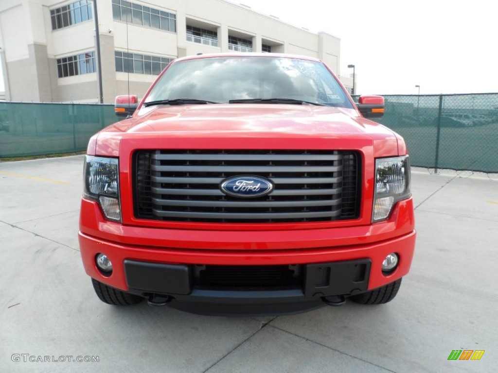 Race Red 2012 Ford F150 FX4 SuperCrew 4x4 Exterior Photo #63715744