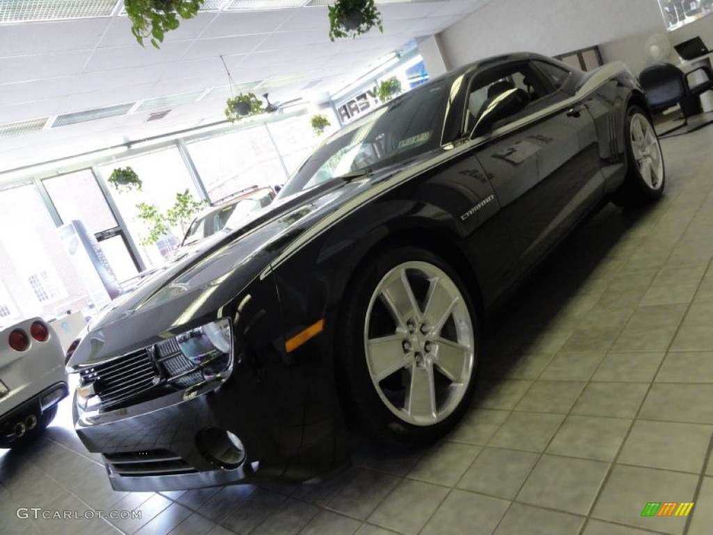 2011 Camaro LT Coupe - Black / Black photo #2