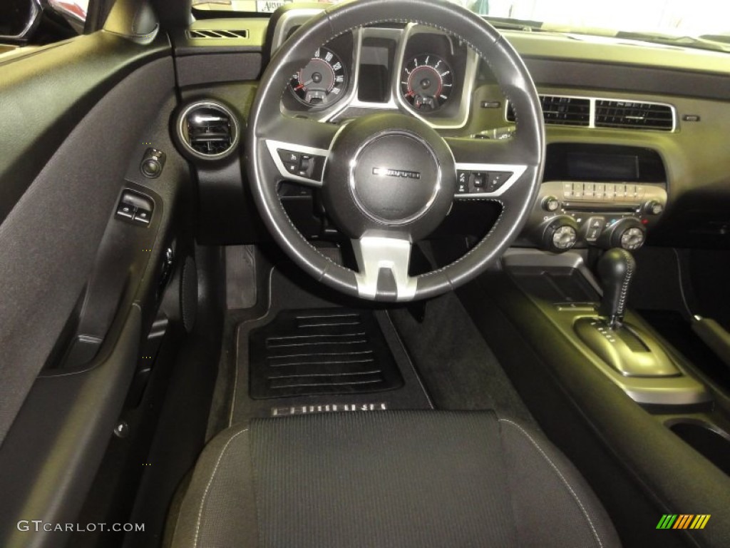 2011 Camaro LT Coupe - Black / Black photo #15