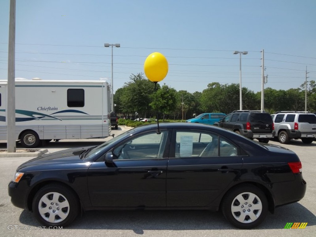 2006 Sonata GL - Deepwater Blue / Beige photo #2