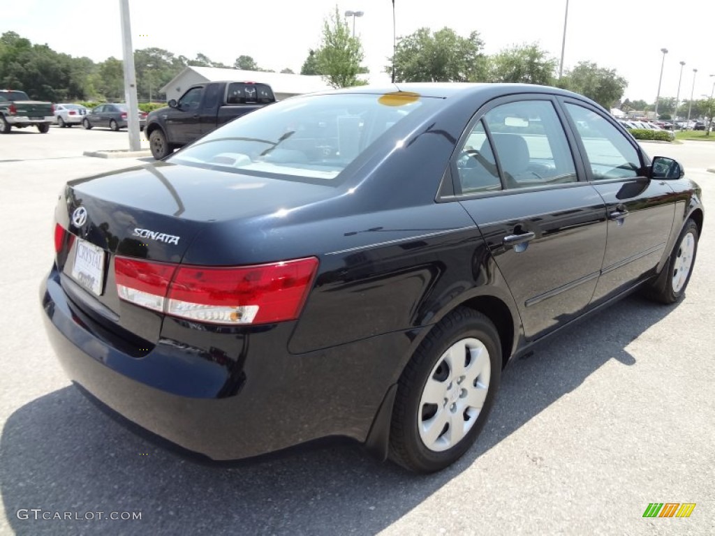 2006 Sonata GL - Deepwater Blue / Beige photo #8