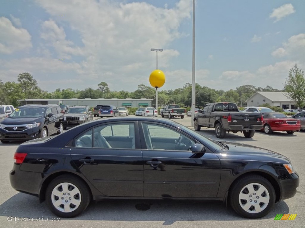 2006 Sonata GL - Deepwater Blue / Beige photo #9
