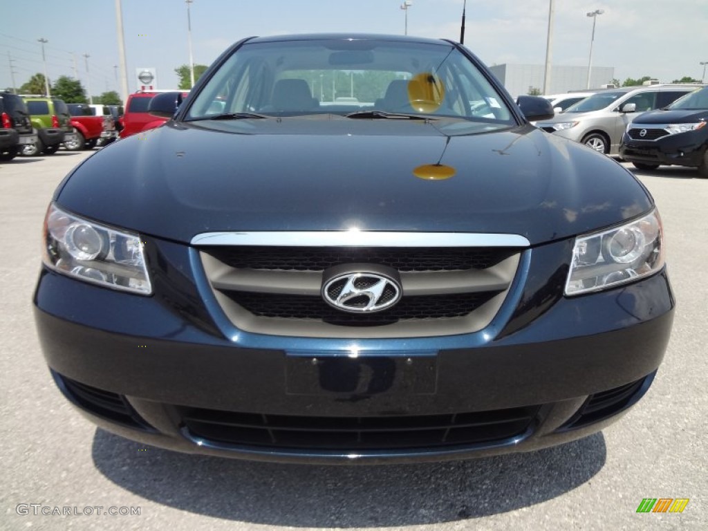 2006 Sonata GL - Deepwater Blue / Beige photo #13