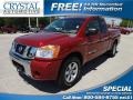 Red Brawn 2008 Nissan Titan SE King Cab