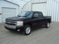 2008 Black Chevrolet Silverado 1500 LT Extended Cab 4x4  photo #2