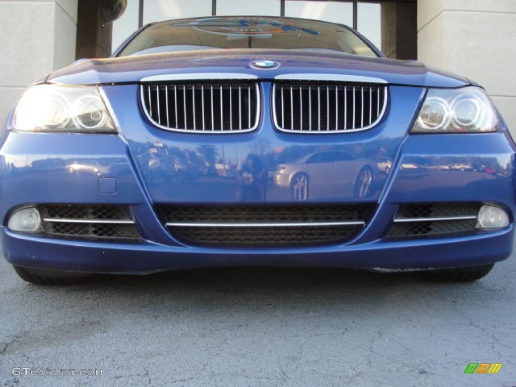 2007 3 Series 335i Sedan - Montego Blue Metallic / Cream Beige photo #6