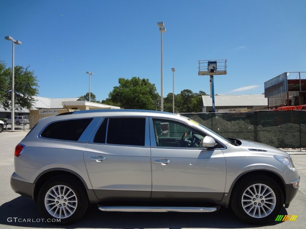 2008 Enclave CXL - Platinum Metallic / Titanium/Dark Titanium photo #10