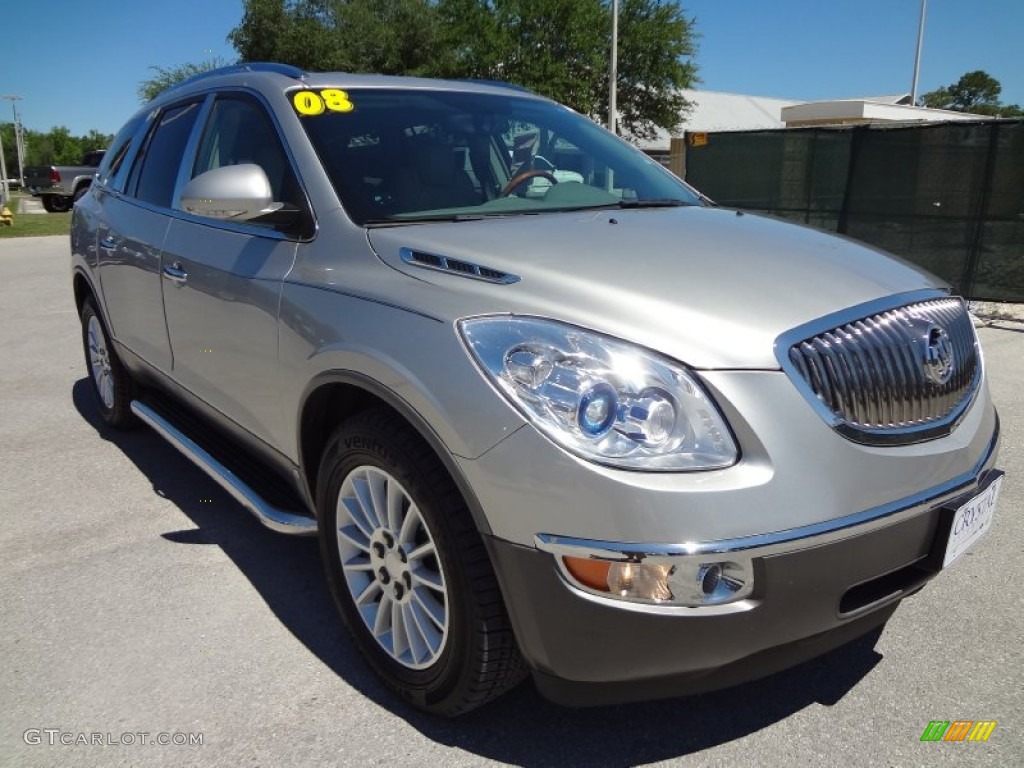 2008 Enclave CXL - Platinum Metallic / Titanium/Dark Titanium photo #11