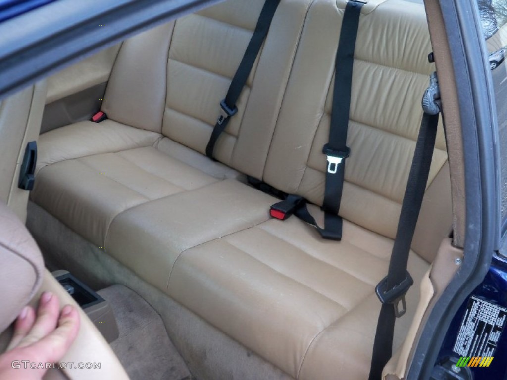 1995 3 Series 325is Coupe - Samoa Blue Metallic / Beige photo #8