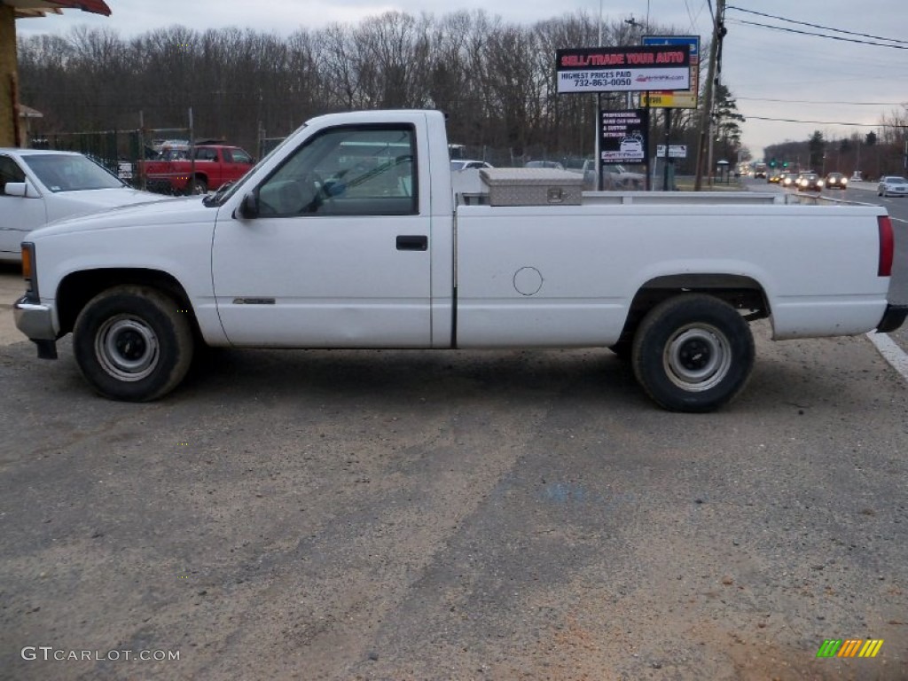 1995 C/K C1500 Regular Cab - White / Gray photo #1