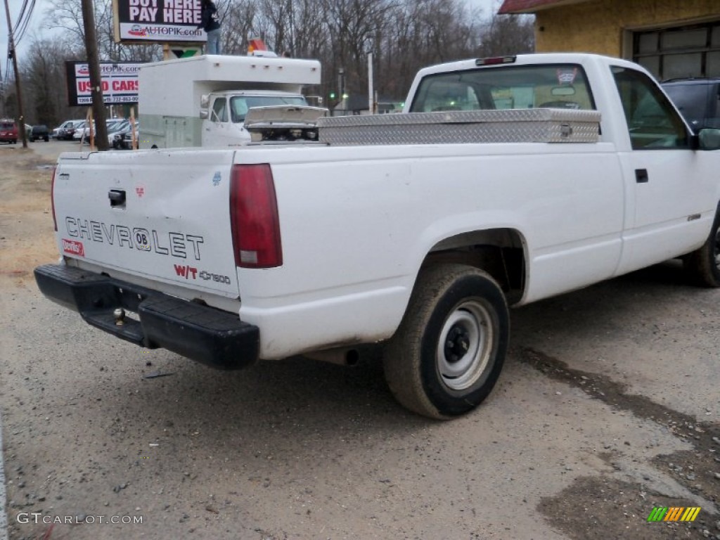 1995 C/K C1500 Regular Cab - White / Gray photo #4