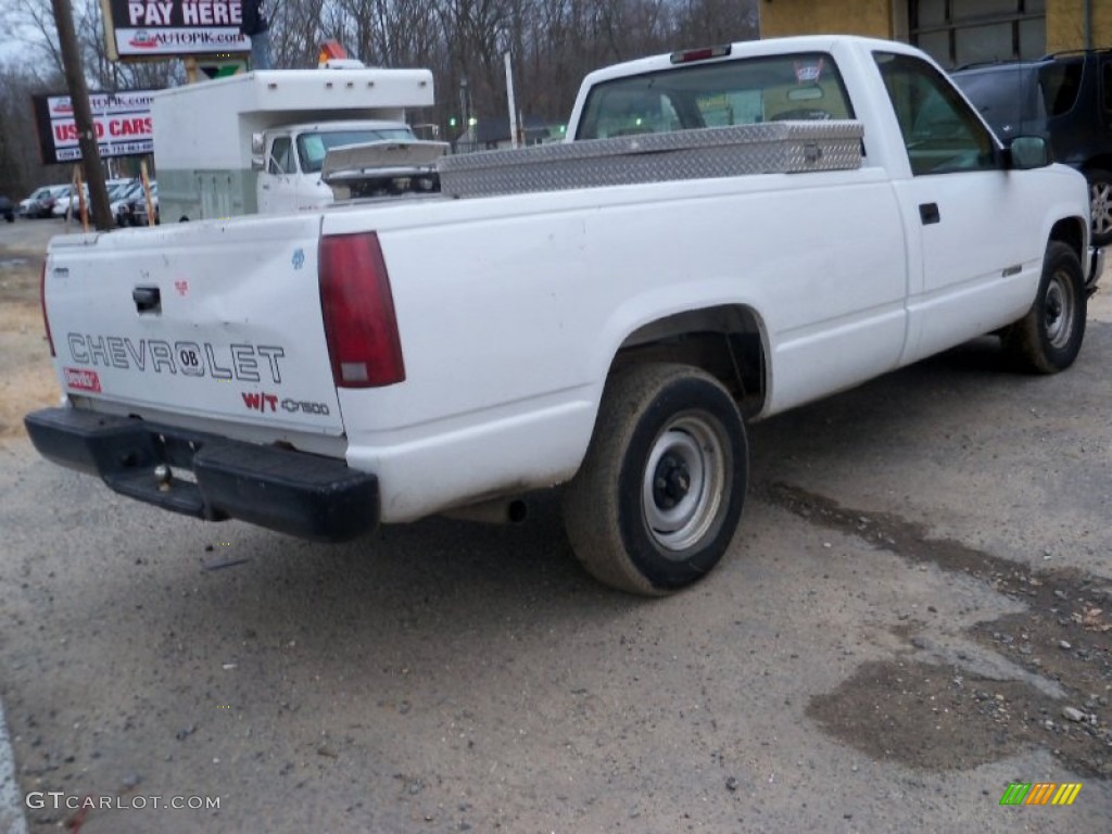 1995 C/K C1500 Regular Cab - White / Gray photo #5