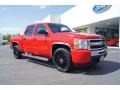 2010 Victory Red Chevrolet Silverado 1500 LT Crew Cab  photo #2