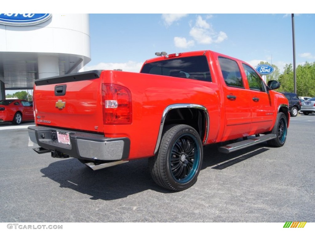 2010 Silverado 1500 LT Crew Cab - Victory Red / Ebony photo #3