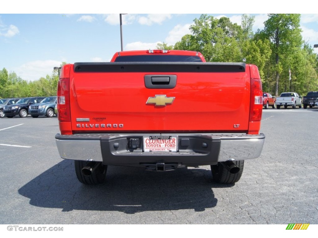 2010 Silverado 1500 LT Crew Cab - Victory Red / Ebony photo #4