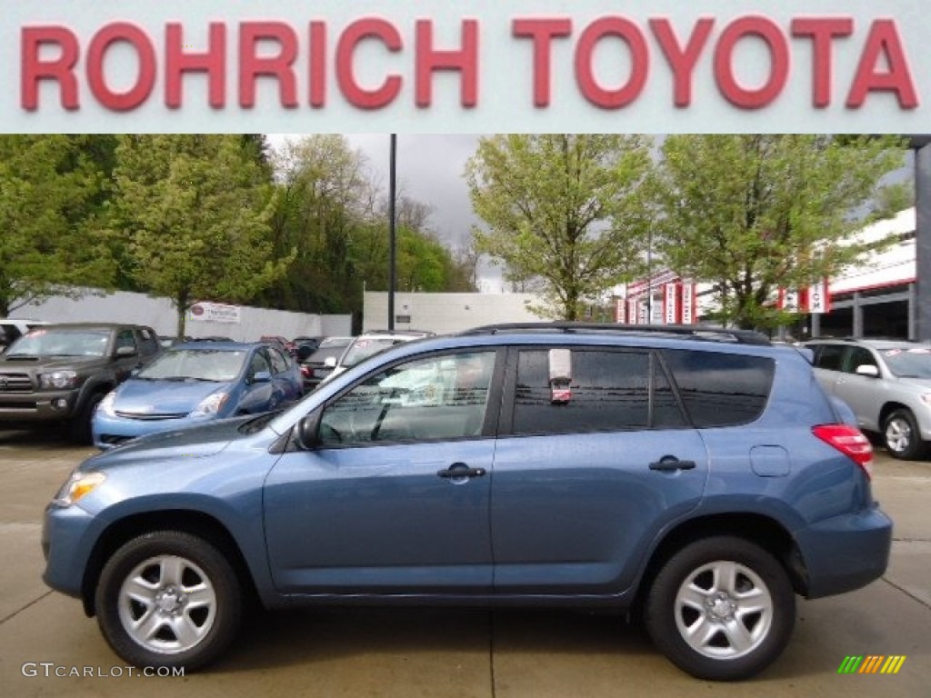 2009 RAV4 4WD - Pacific Blue Metallic / Ash Gray photo #1