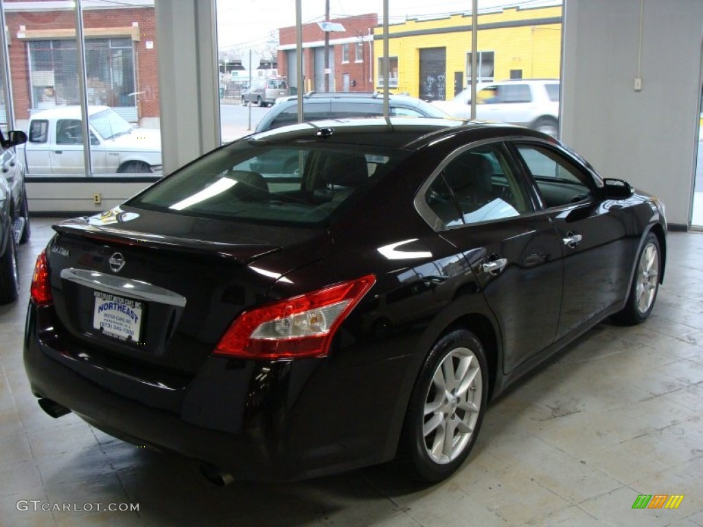 2010 Maxima 3.5 SV - Crimson Black / Charcoal photo #4