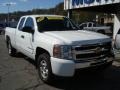 2009 Summit White Chevrolet Silverado 1500 LT Extended Cab 4x4  photo #2