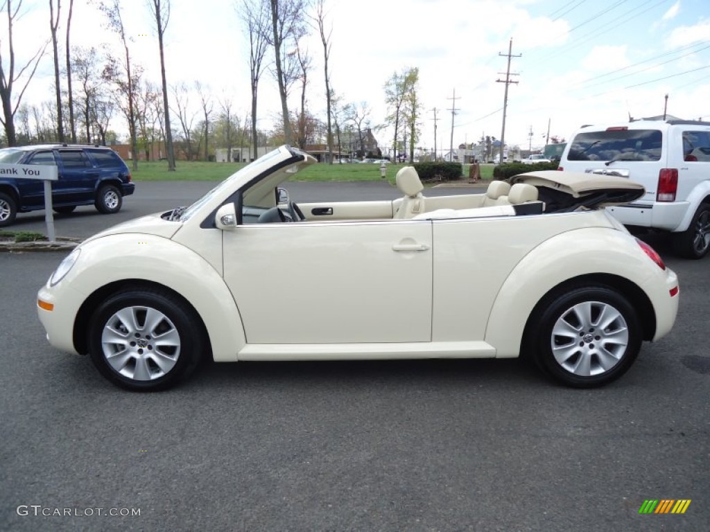 2010 New Beetle 2.5 Convertible - Harvest Moon Beige / Cream photo #8