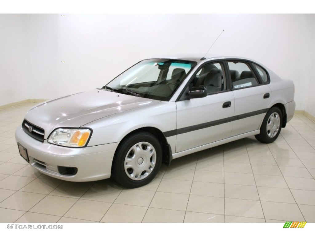 Silver Stone Metallic 2002 Subaru Legacy L Sedan Exterior Photo #63728085