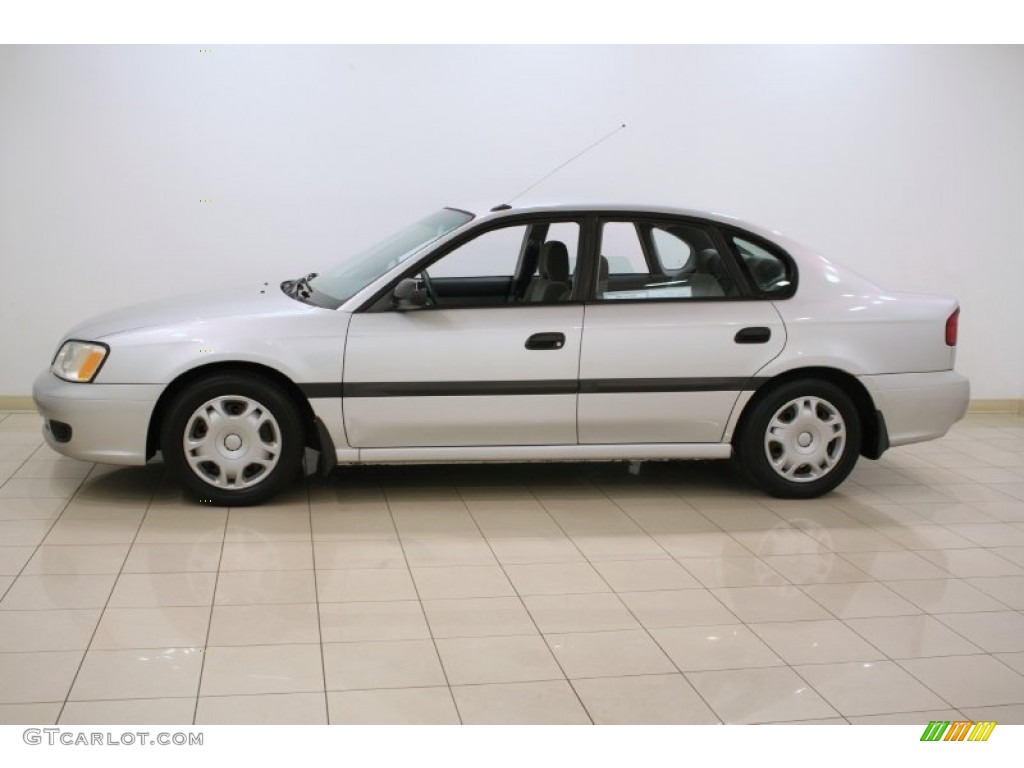 Silver Stone Metallic 2002 Subaru Legacy L Sedan Exterior Photo #63728094