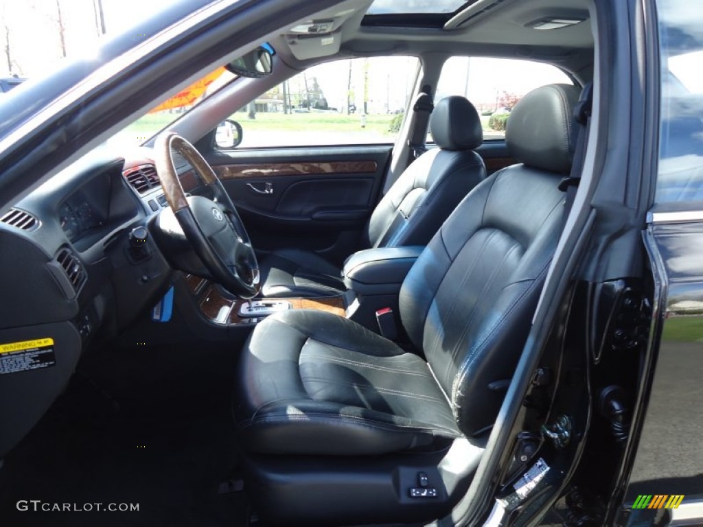 2004 XG350 L Sedan - Black Obsidian / Black photo #10