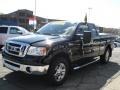 Black - F150 XLT SuperCab 4x4 Photo No. 4