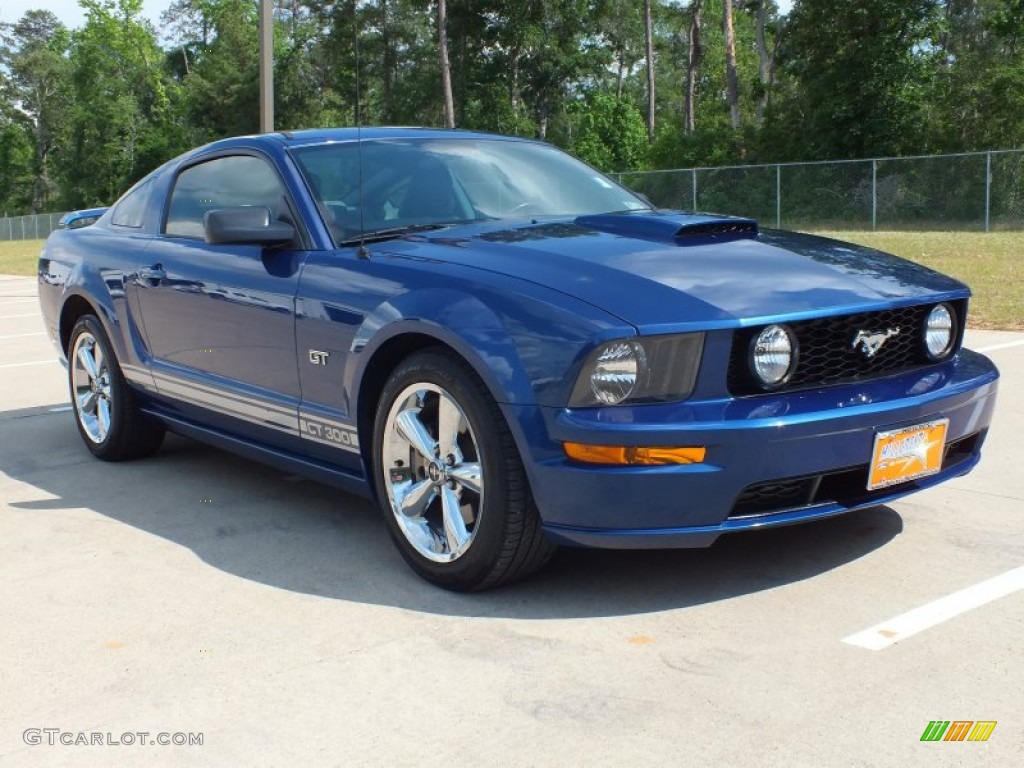 Vista Blue Metallic Ford Mustang