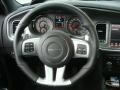 Black 2012 Dodge Charger SRT8 Steering Wheel