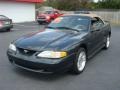 1998 Dark Green Satin Metallic Ford Mustang GT Convertible  photo #1