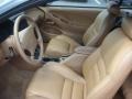 Saddle 1998 Ford Mustang GT Convertible Interior