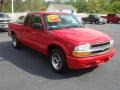 2000 Victory Red Chevrolet S10 LS Extended Cab  photo #6