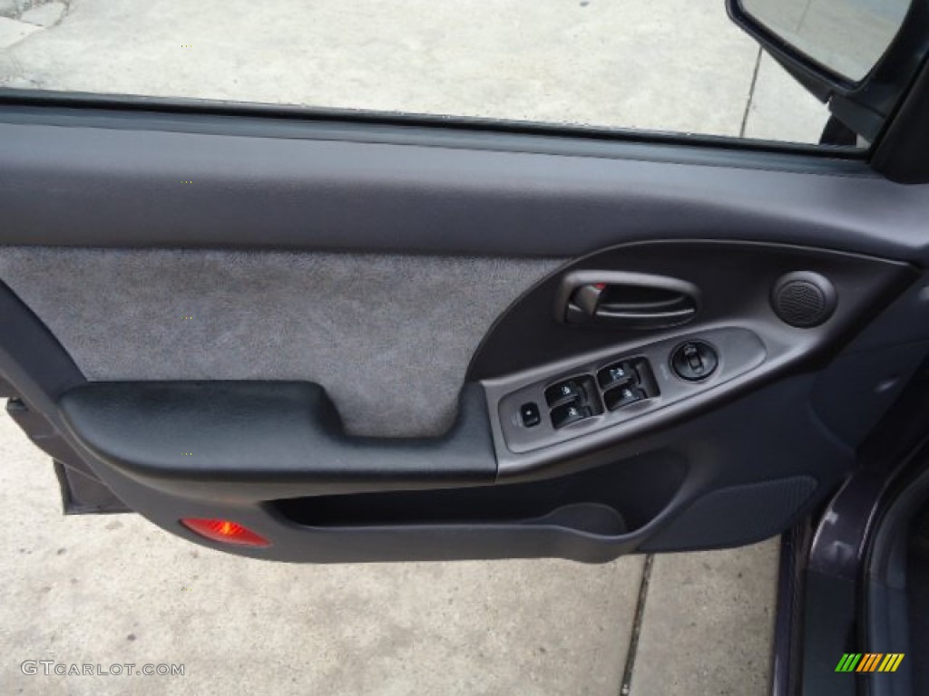 2002 Elantra GLS Sedan - Midnight Gray / Gray photo #14