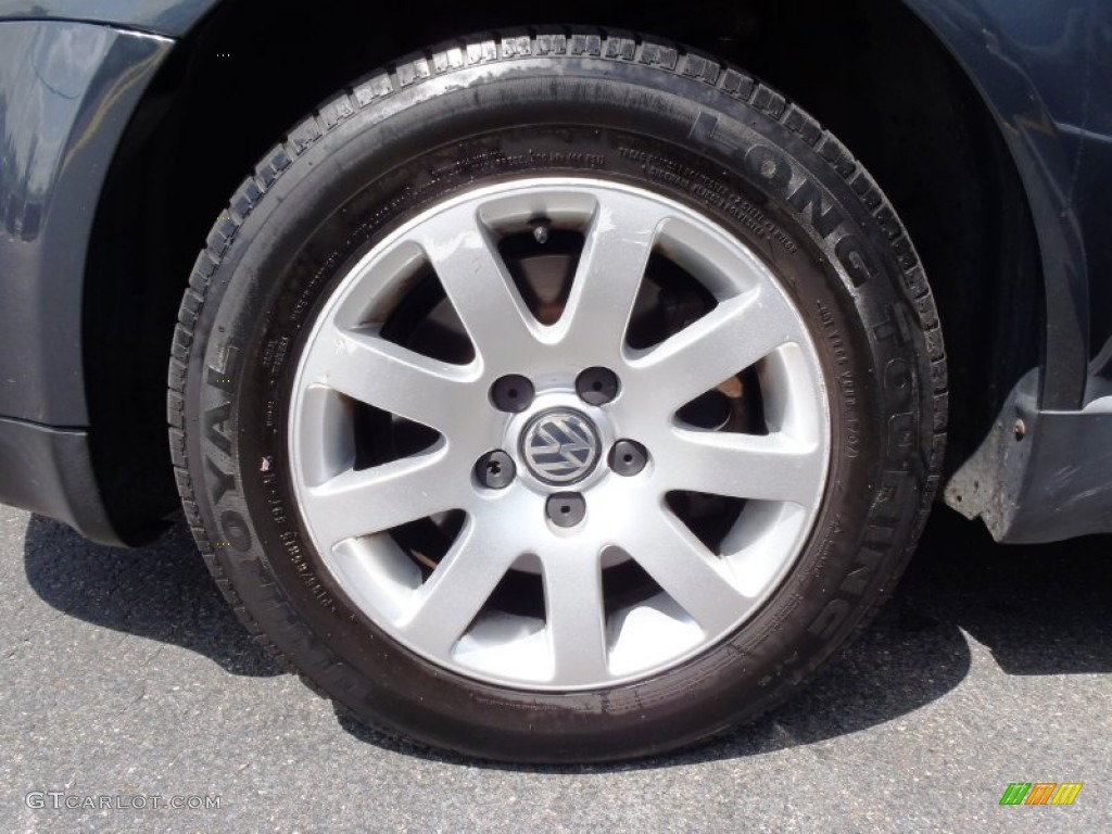 2003 Passat GLS Sedan - Blue Anthracite Pearl / Black photo #10