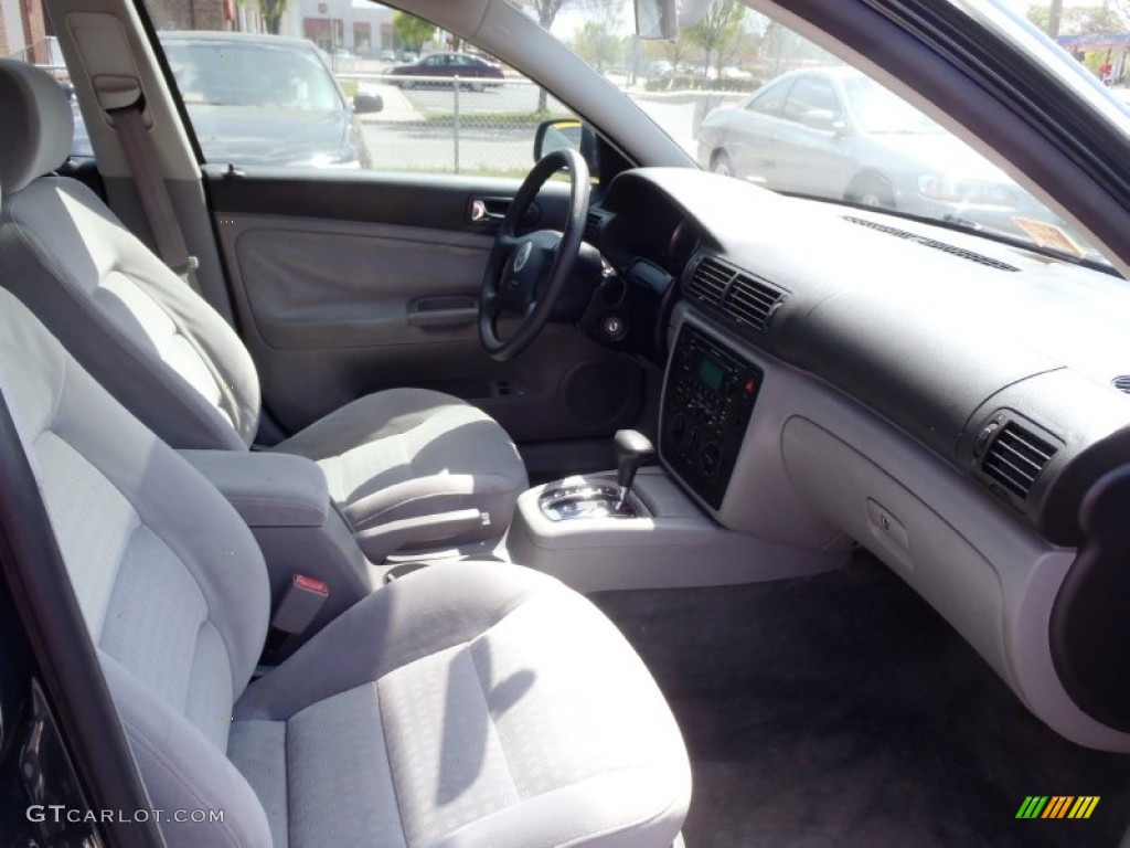 2003 Passat GLS Sedan - Blue Anthracite Pearl / Black photo #13