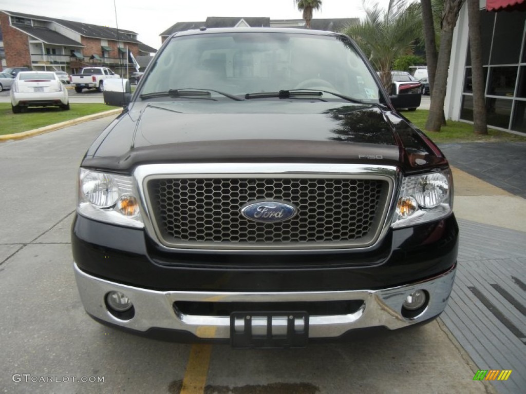 2006 F150 Lariat SuperCrew - Black / Tan photo #2