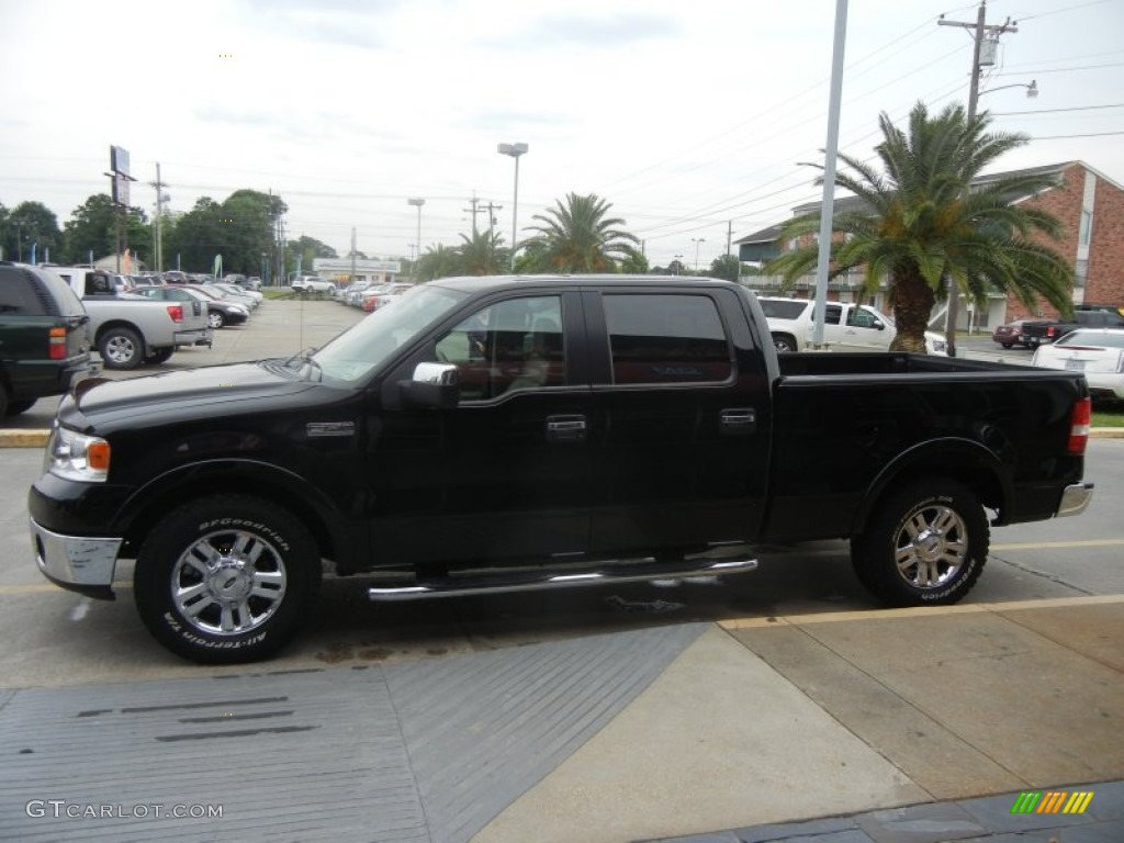 2006 F150 Lariat SuperCrew - Black / Tan photo #5