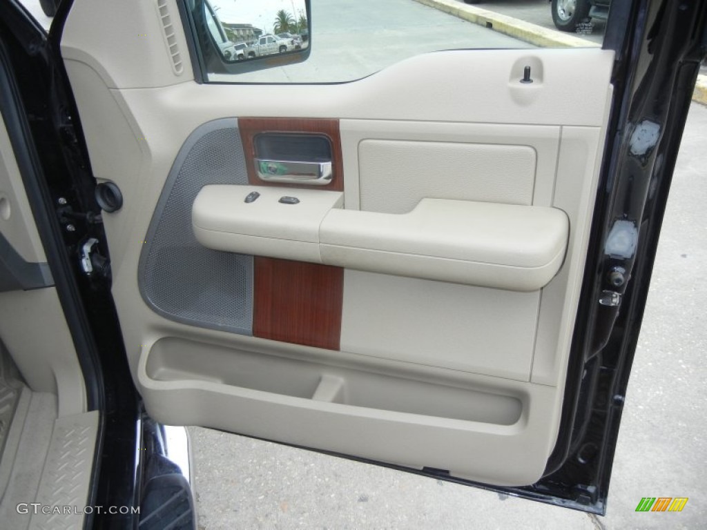 2006 F150 Lariat SuperCrew - Black / Tan photo #8
