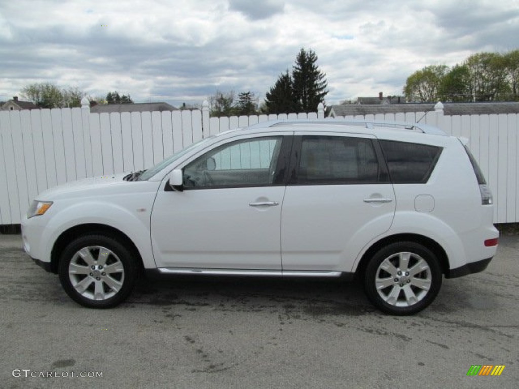 Diamond White Pearl 2008 Mitsubishi Outlander SE 4WD Exterior Photo #63734433