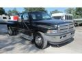 1996 Black Dodge Ram 3500 ST Extended Cab Dually  photo #7