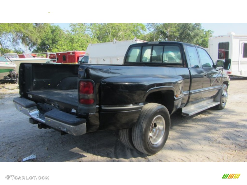 1996 Ram 3500 ST Extended Cab Dually - Black / Gray photo #10