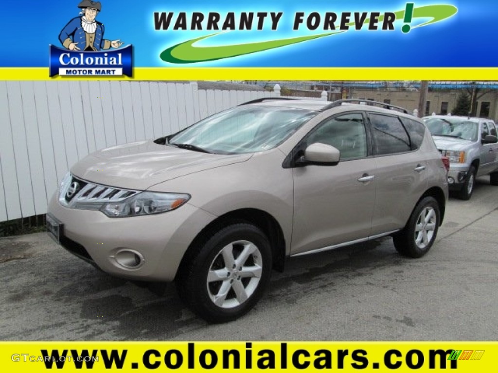 2009 Murano S AWD - Saharan Stone Metallic / Beige photo #1
