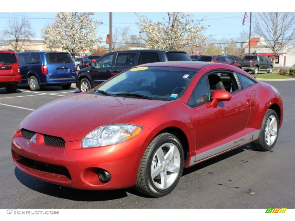 2008 Eclipse GS Coupe - Sunset Orange Pearlescent / Dark Charcoal photo #1