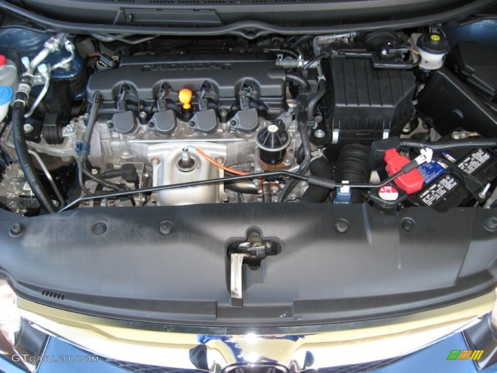 2010 Civic LX Sedan - Atomic Blue Metallic / Gray photo #10