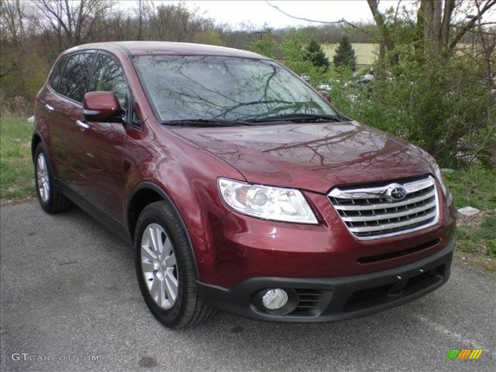 2010 Tribeca 3.6R Limited - Ruby Red Pearl / Desert Beige photo #1